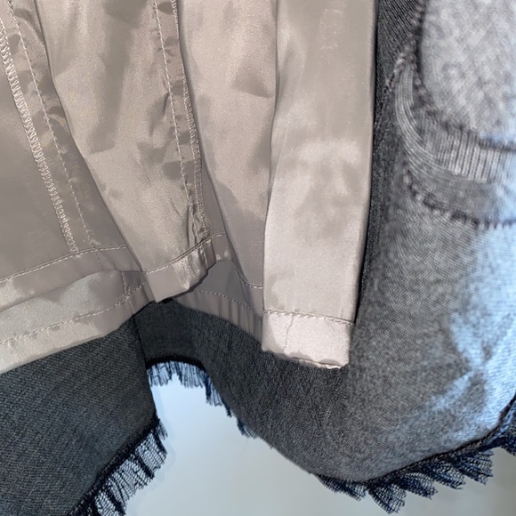 Sunny Choi gray bow front ruffle hem dress - Picture 4 of 9